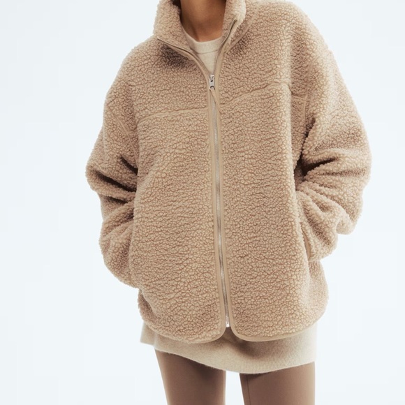 H&M MAMA BEFORE & AFTER BABYWEARING FLEECE JACKET NWT - Picture 2 of 6